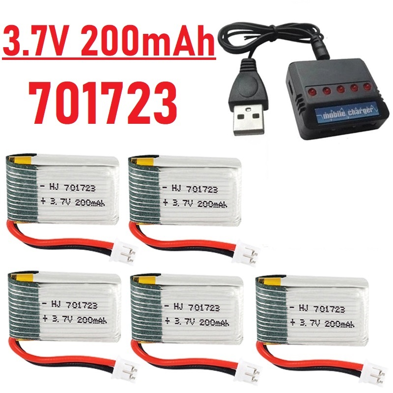 Rc Helicopter Charger - بطارية ليثيوم بوليمر 3.7 فولت 200