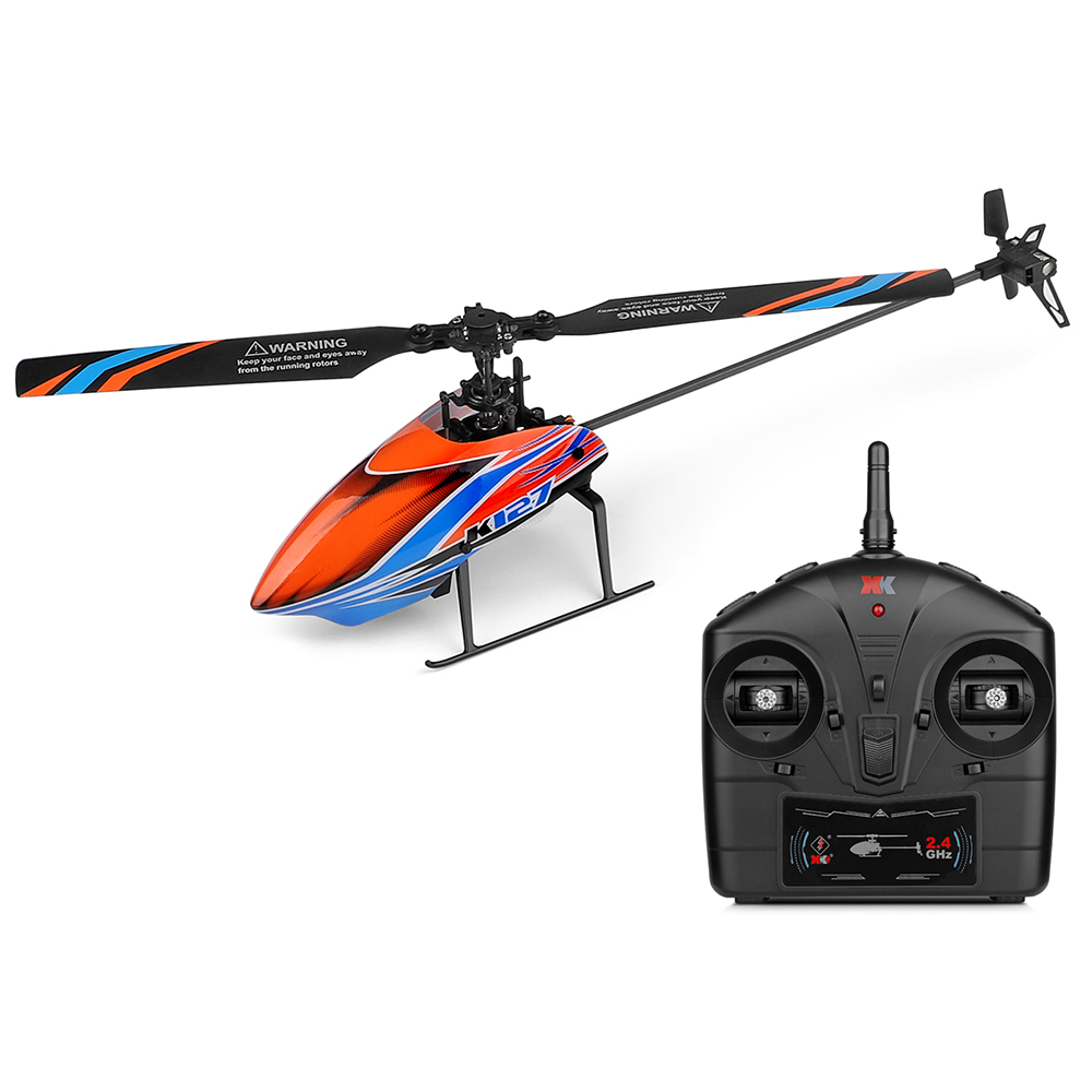 WLtoys XK K127 2.4G 4CH 6-aixs - مراجعة Rc Helicopter Large وسعره