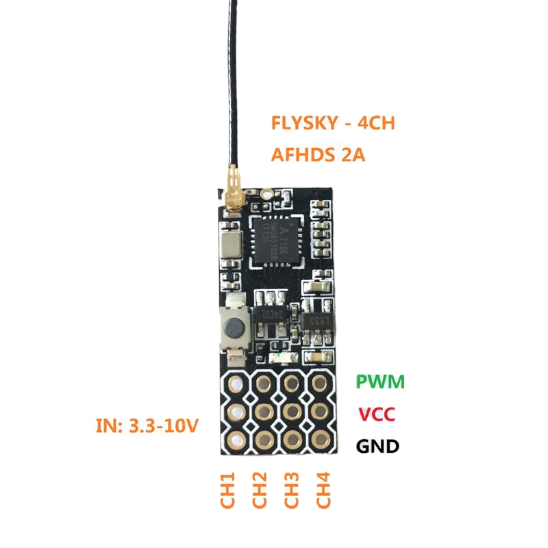 جهاز استقبال Flysky FS2A Mini  - مراجعة Rc Helicopter Battery وسعره