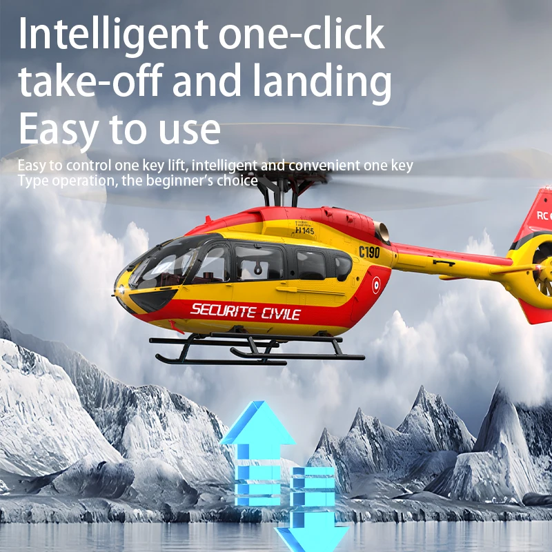 C190 RC هليكوبتر 2.4G 6-Aixs ج - مراجعة Rc Helicopter Large وسعره
