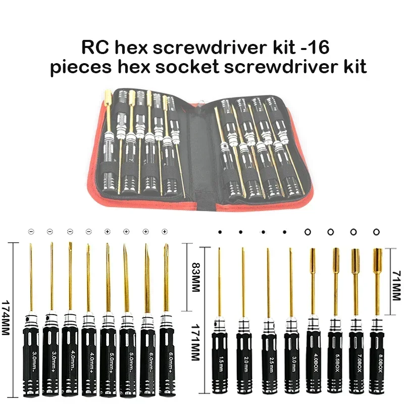مجموعة مفكات سداسية RC - طقم م - مراجعة Rc Helicopter Tool Kit وسعره